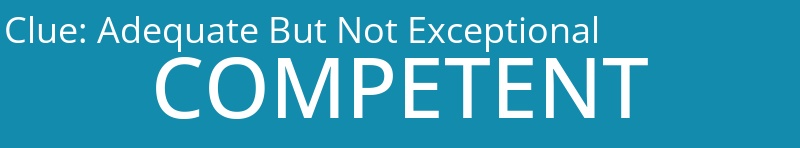 Adequate But Not Exceptional