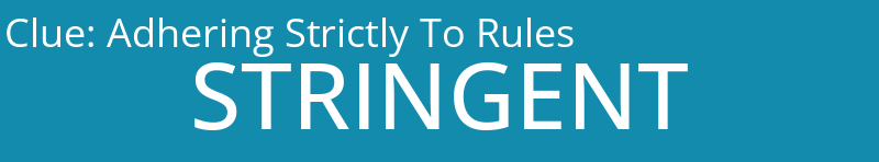 Adhering Strictly To Rules