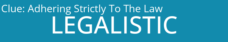 Adhering Strictly To The Law