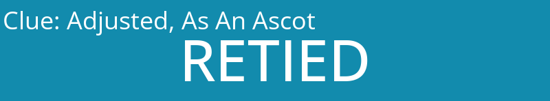 Adjusted, As An Ascot