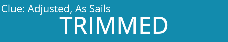Adjusted, As Sails