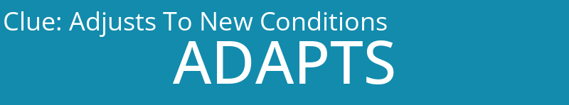 Adjusts To New Conditions