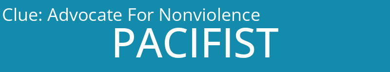 Advocate For Nonviolence