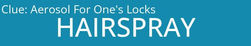 Aerosol For One's Locks