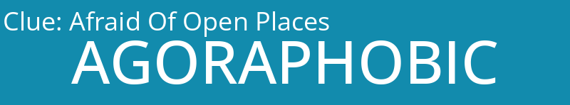 Afraid Of Open Places