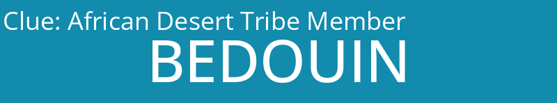 African Desert Tribe Member