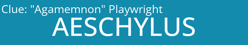 "Agamemnon" Playwright