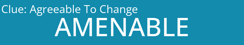 Agreeable To Change