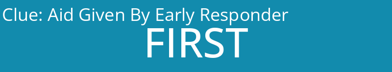 Aid Given By Early Responder