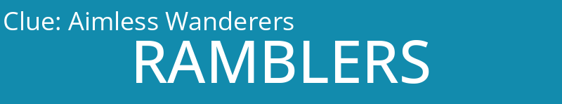 Aimless Wanderers