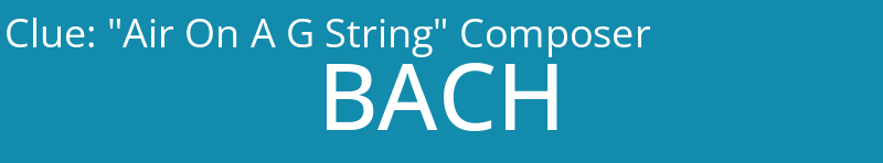 "Air On A G String" Composer