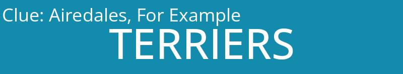 Airedales, For Example