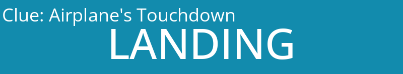 Airplane's Touchdown