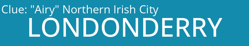 "Airy" Northern Irish City
