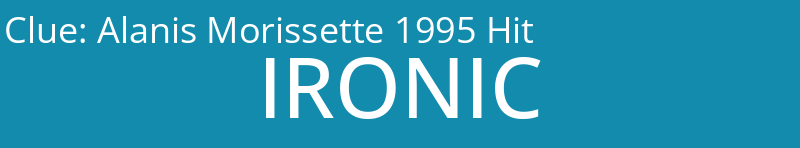 Alanis Morissette 1995 Hit