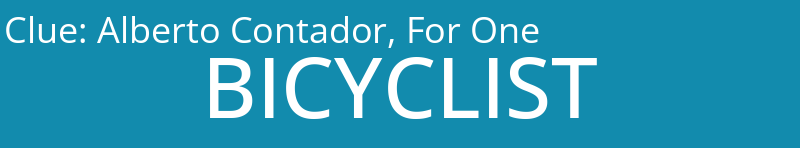 Alberto Contador, For One