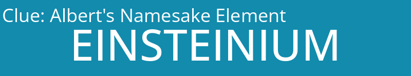 Albert's Namesake Element