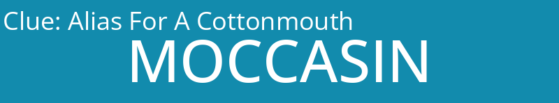 Alias For A Cottonmouth