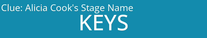 Alicia Cook's Stage Name