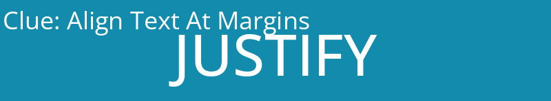 Align Text At Margins