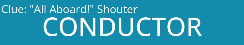 "All Aboard!" Shouter
