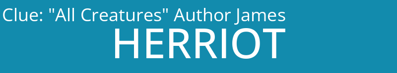 "All Creatures" Author James