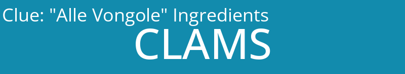 "Alle Vongole" Ingredients