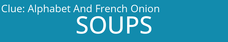 Alphabet And French Onion