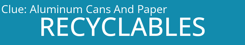 Aluminum Cans And Paper