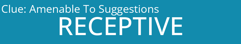 Amenable To Suggestions