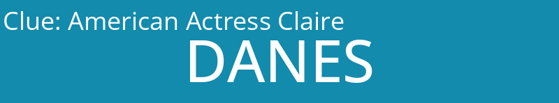 American Actress Claire