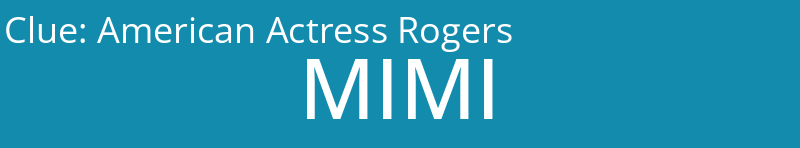 American Actress Rogers