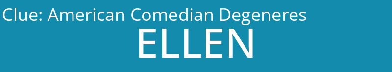 American Comedian Degeneres