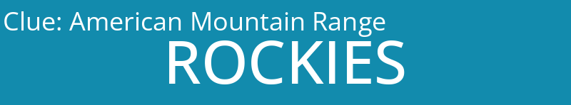 American Mountain Range