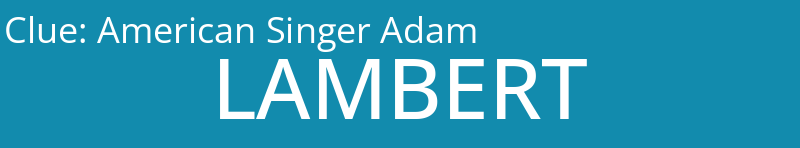 American Singer Adam