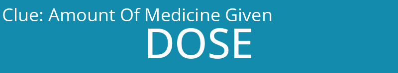 Amount Of Medicine Given