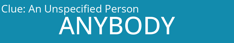 An Unspecified Person