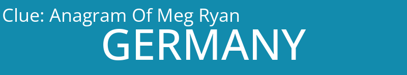 Anagram Of Meg Ryan