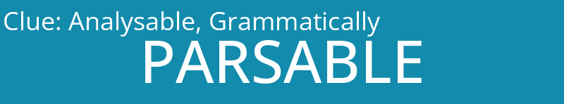 Analysable, Grammatically