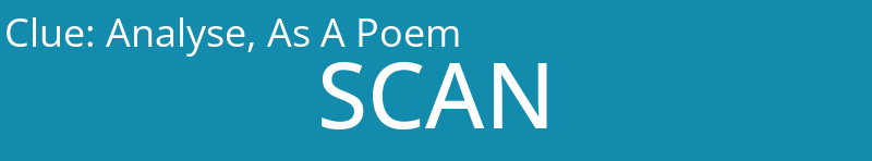 Analyse, As A Poem