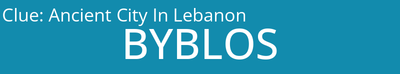 Ancient City In Lebanon