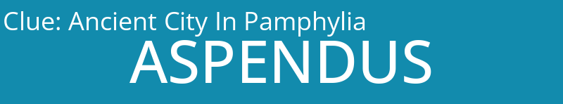 Ancient City In Pamphylia