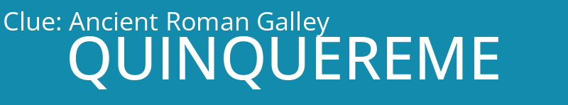 Ancient Roman Galley