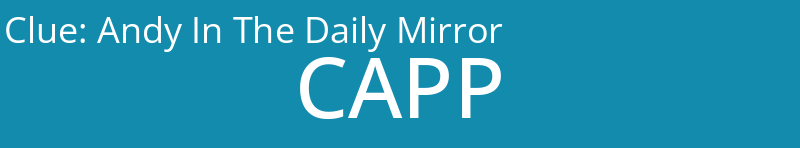 Andy In The Daily Mirror