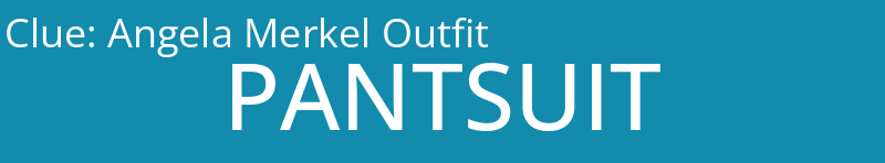 Angela Merkel Outfit