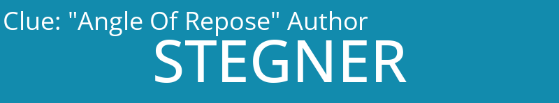 "Angle Of Repose" Author