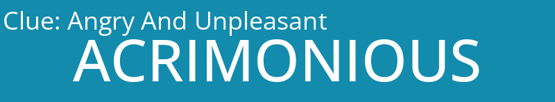 Angry And Unpleasant