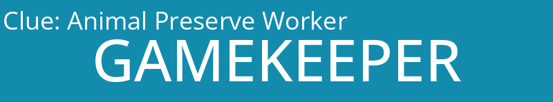 Animal Preserve Worker