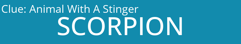 Animal With A Stinger