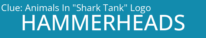 Animals In "Shark Tank" Logo
